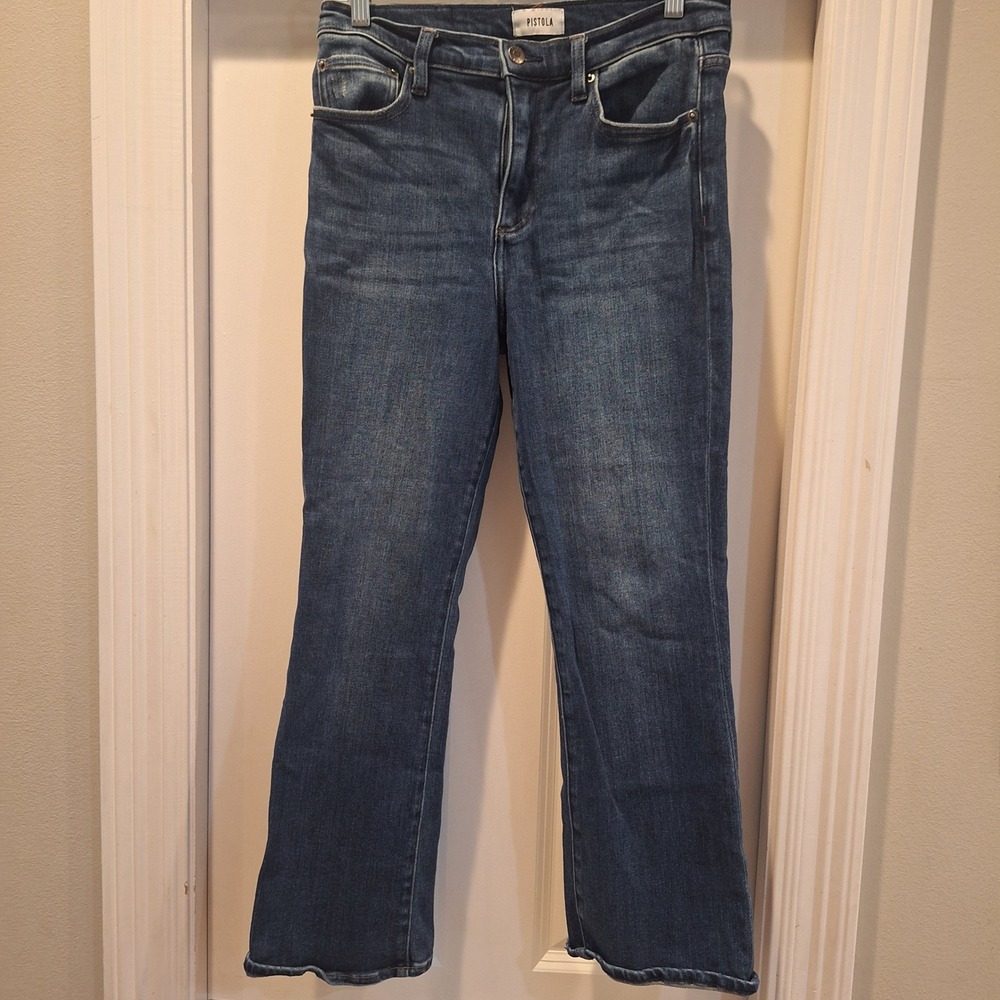 Pistola‎ Roselyn Jeans Womens 28 Blue High Rise Flare Denim P00016088SR RSLYN - Picture 7 of 7